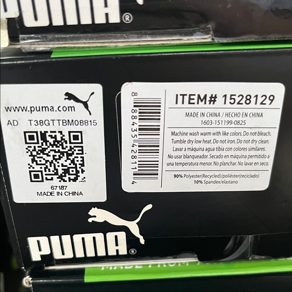 PUMA Sportluxe Black Boxer Briefs - 5 Pack NWT - Picture 8 of 8